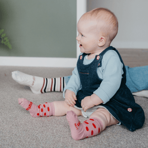 Merino Wool Crew Socks | BABY | Cherry