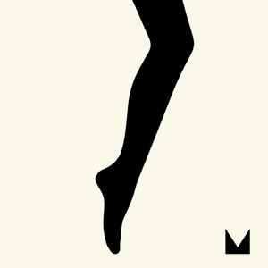 Mosey by Lamington women's merino wool flat knit tights in black.