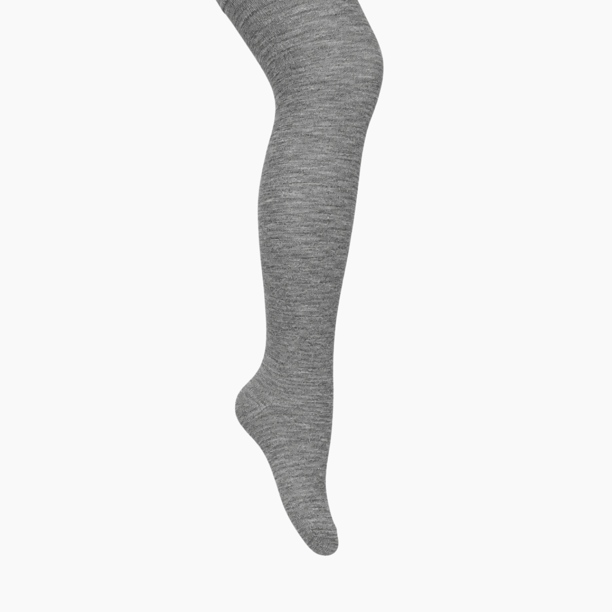 Merino Wool Cable Tights | BABY + CHILD | Light Grey Marle