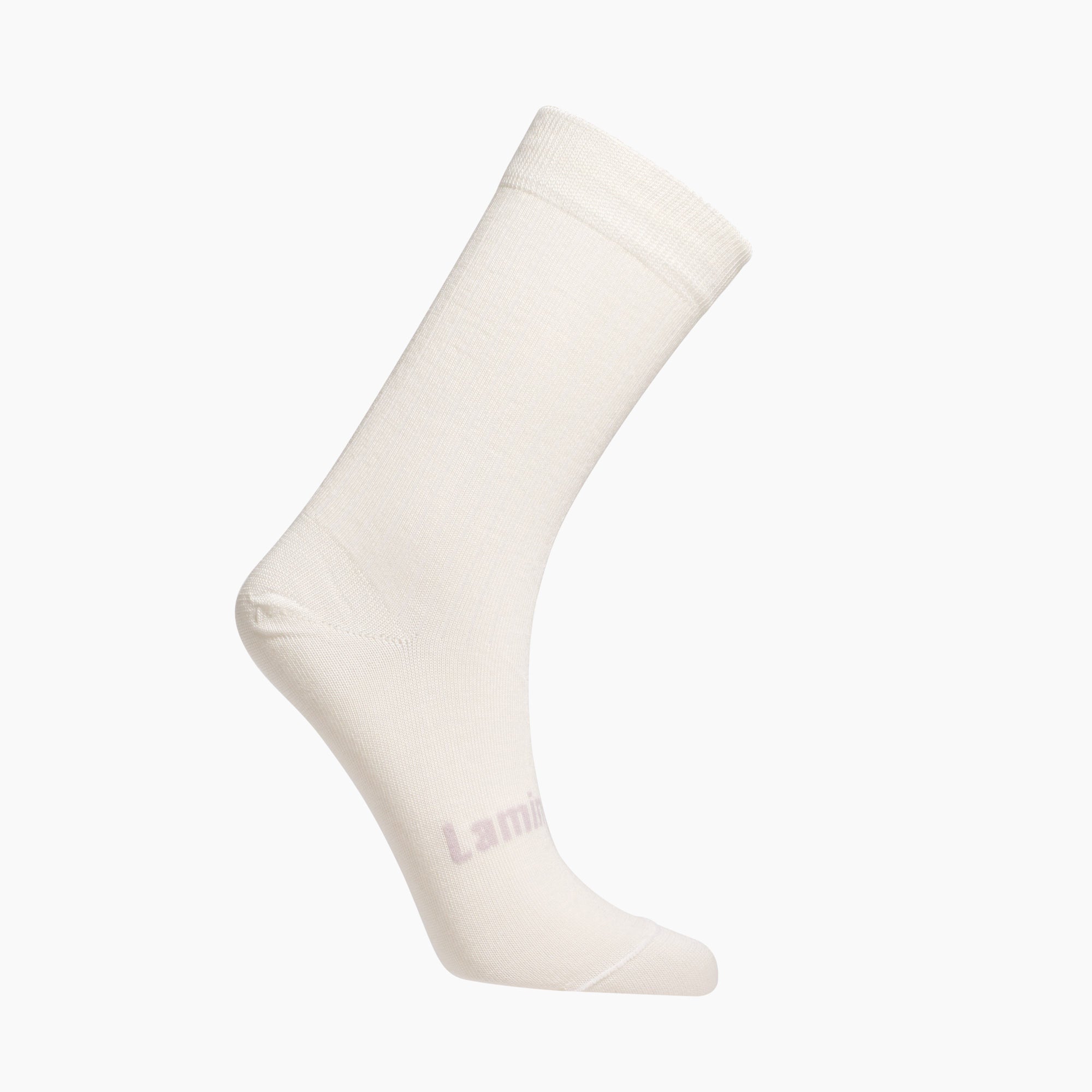 Cream merino wool crew socks for children by Lamington NZ