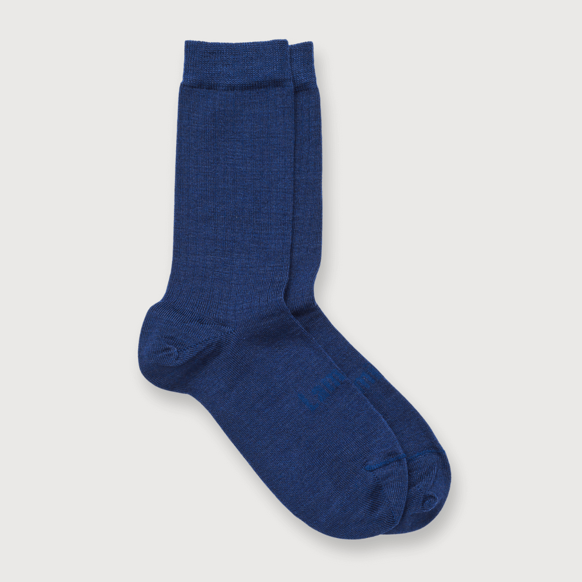 merino wool blue rib crew woman socks nz