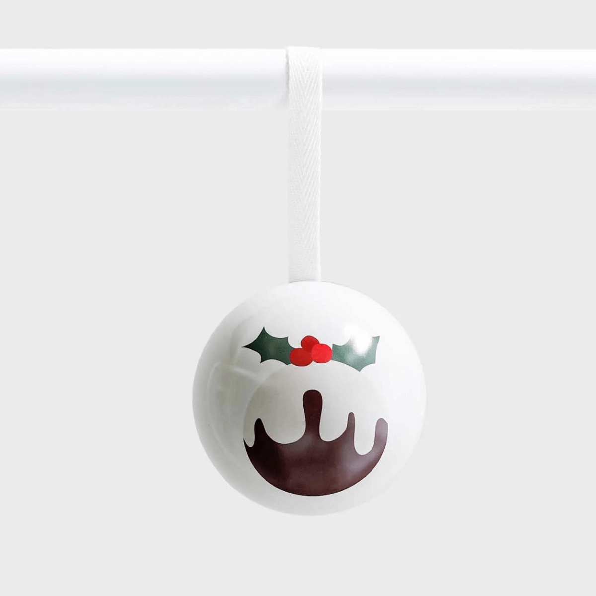 Father Rabbit Bauble Decoration Christmas Pudding