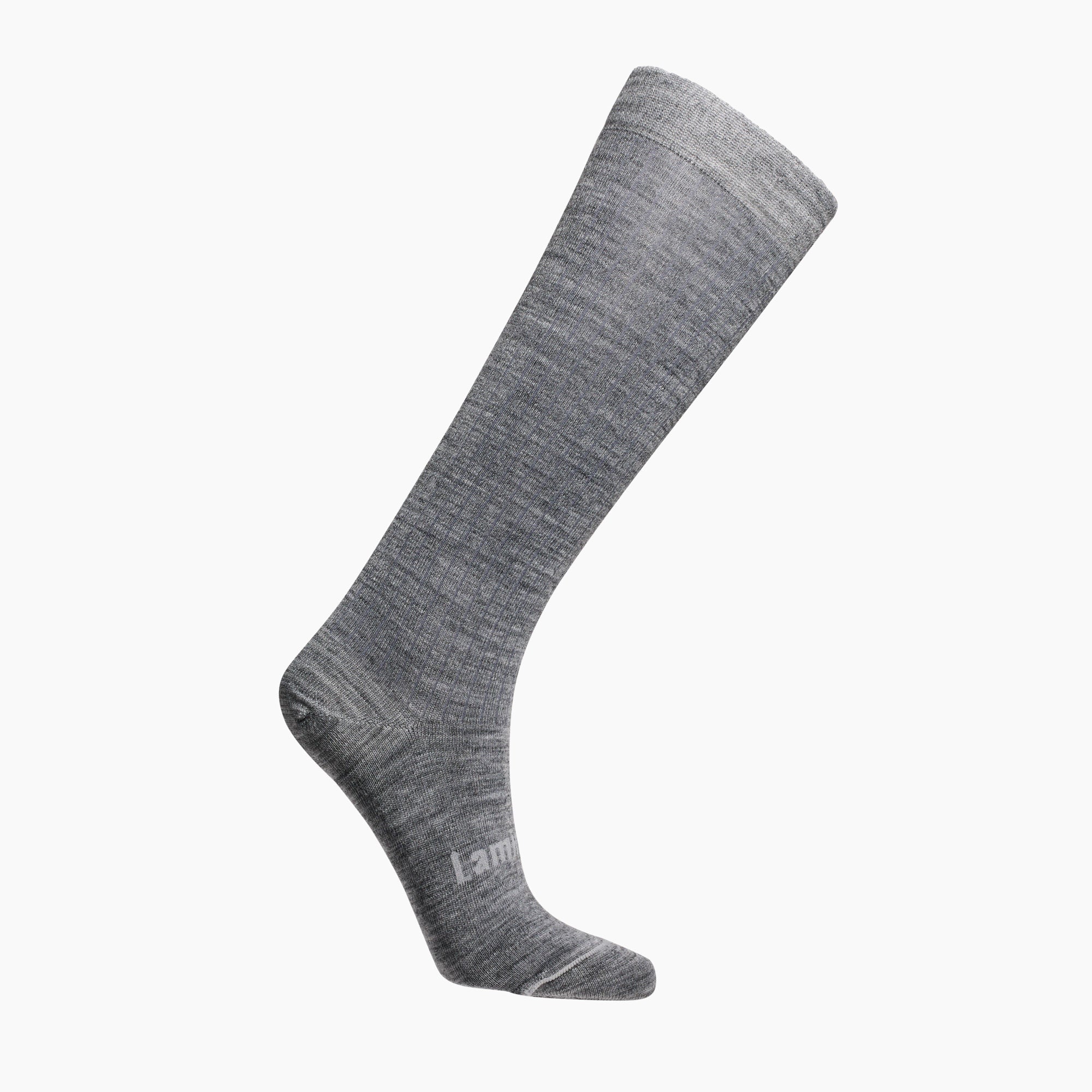 Womens merino wool knee-high socks grey NZ