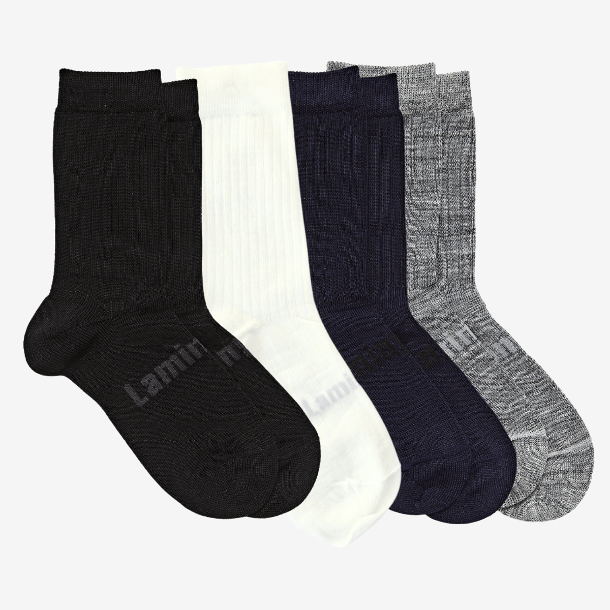 Merino Wool Rib Socks Child Man Woman NZ