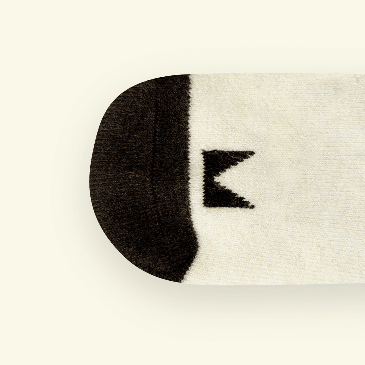 Merino Wool Baby Socks by Pixel, featuring a soft, cosy design with Mosey logo pattern.