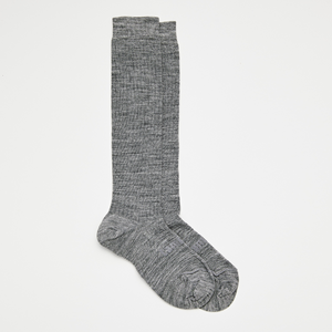 merino wool knee-high woman socks grey school nz