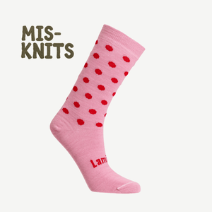 MIS-KNIT Merino Wool Crew Socks | WOMAN