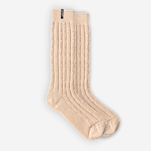 merino wool luxury socks woman nz beige chunky