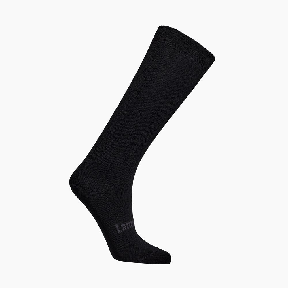 Merino Wool Knee High Socks | WOMAN | Essential | Black
