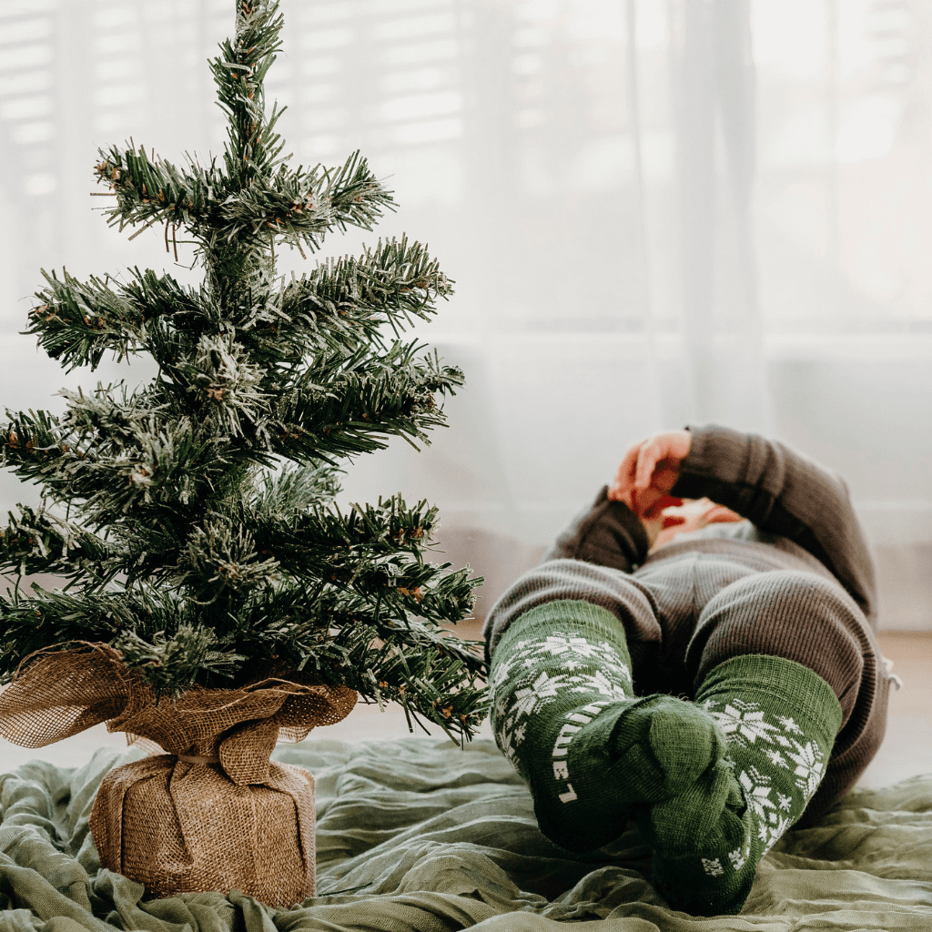 christmas socks baby merino wool nz