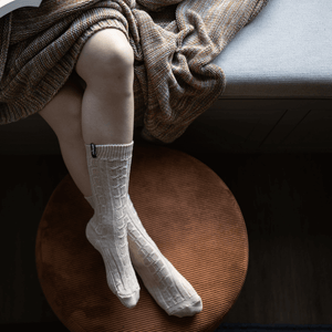 luxury merino wool socks for women cable nz