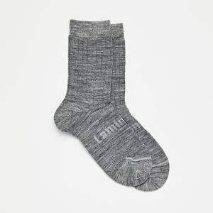 merino wool crew socks man rib grey school nz