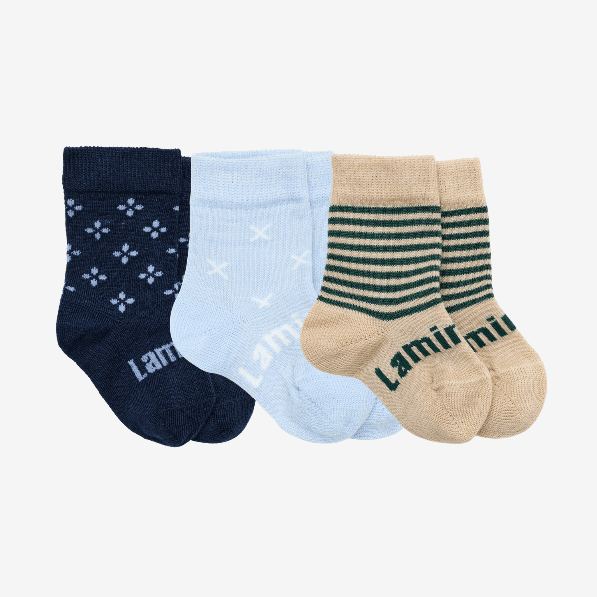 Merino Wool Socks | Baby | 3 Day Set
